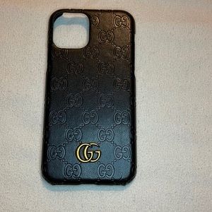 Black Gucci phone case